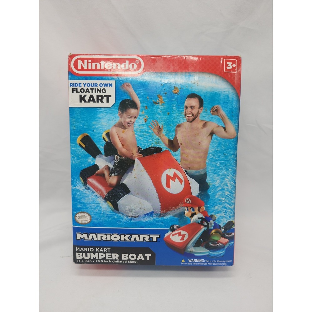 Nintendo Mario Kart Bumper Boat Inflatable